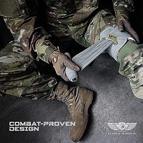 EVERLIT EVERLIT Emergency Trauma Kit, CAT GEN-7 Multi-Purpose SOS Everyday Carry IFAK for Wilderness, Trip, Cars, Hiking, Camping, Father’s Day Birthday Gift for Him Men Husband Dad Boyfriend (Tan)