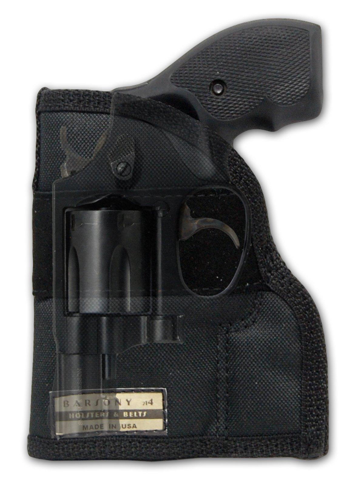 Barsony Barsony Pocket Holster for 2", Snub-Nose .38 .357 Revolvers (S&W 642CT 637CT)