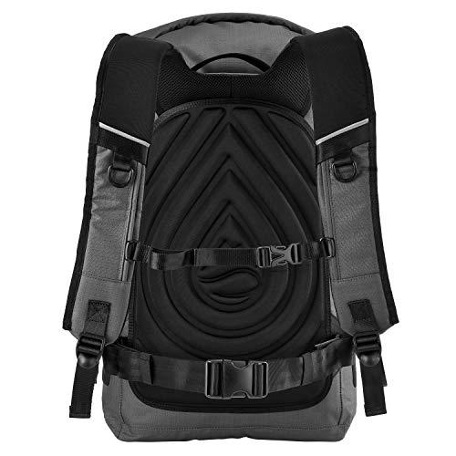 Skog  Kust Skog Kust BackSk Pro Waterproof Floating Backpacks with Exterior Airtight Zippered Pocket | Grey, 25 Liter
