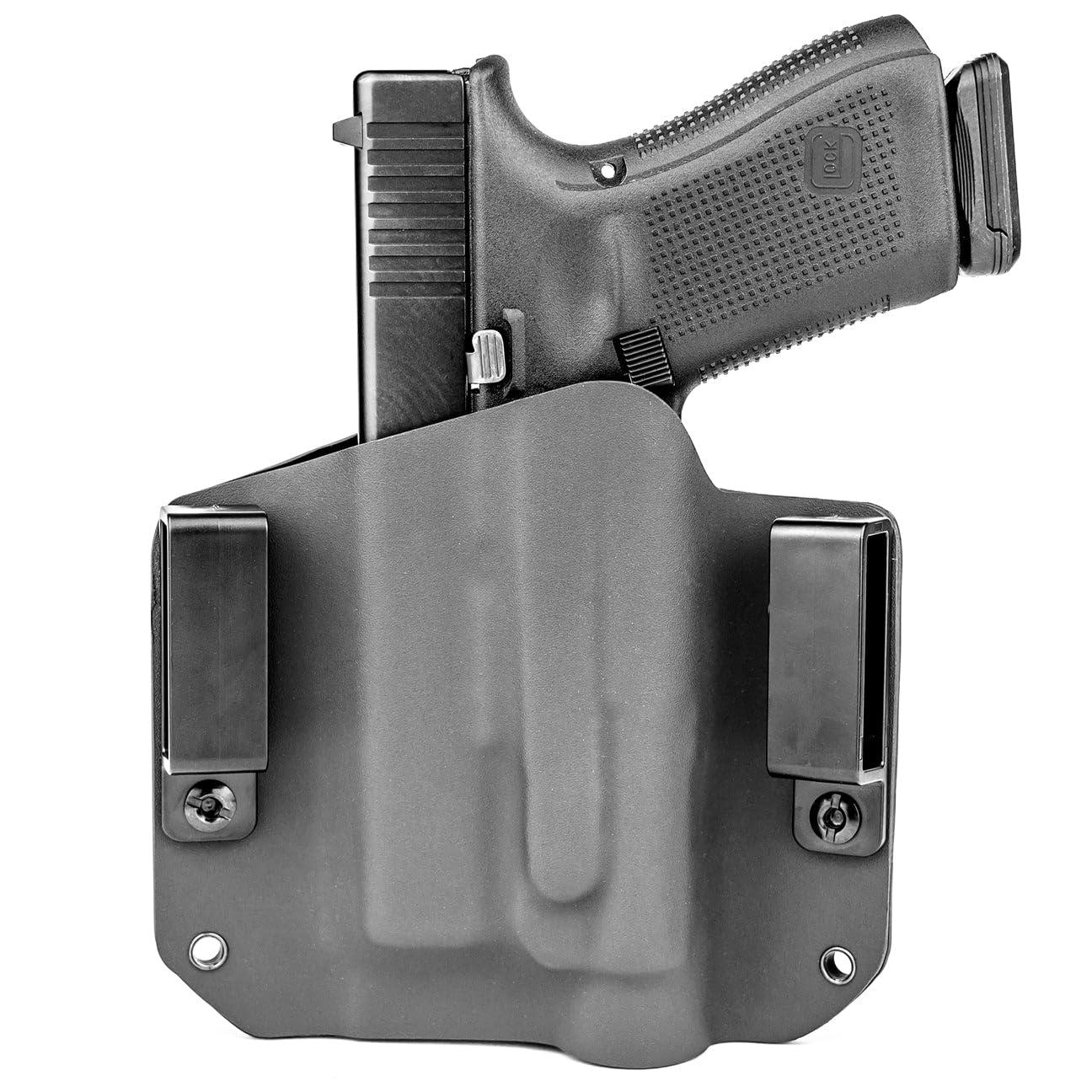 R&R Holsters OWB Olight PL-2RL BALDR, BALDR PRO Holster - Black (Right-Hand, for Walther PPX)