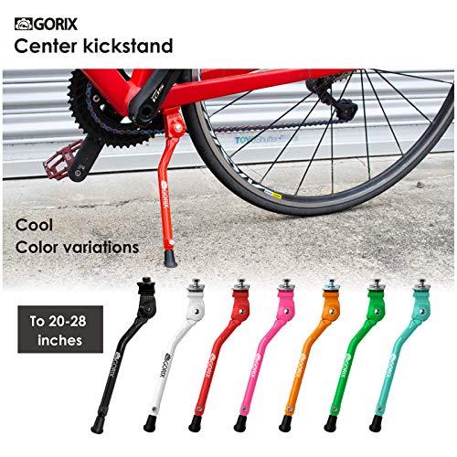 GORIX GORIX Bike Kickstand Side Road Mountain Bicycle Adjustable Portable (GX-KC22AAJ-Z(Global Edition)) (Black)