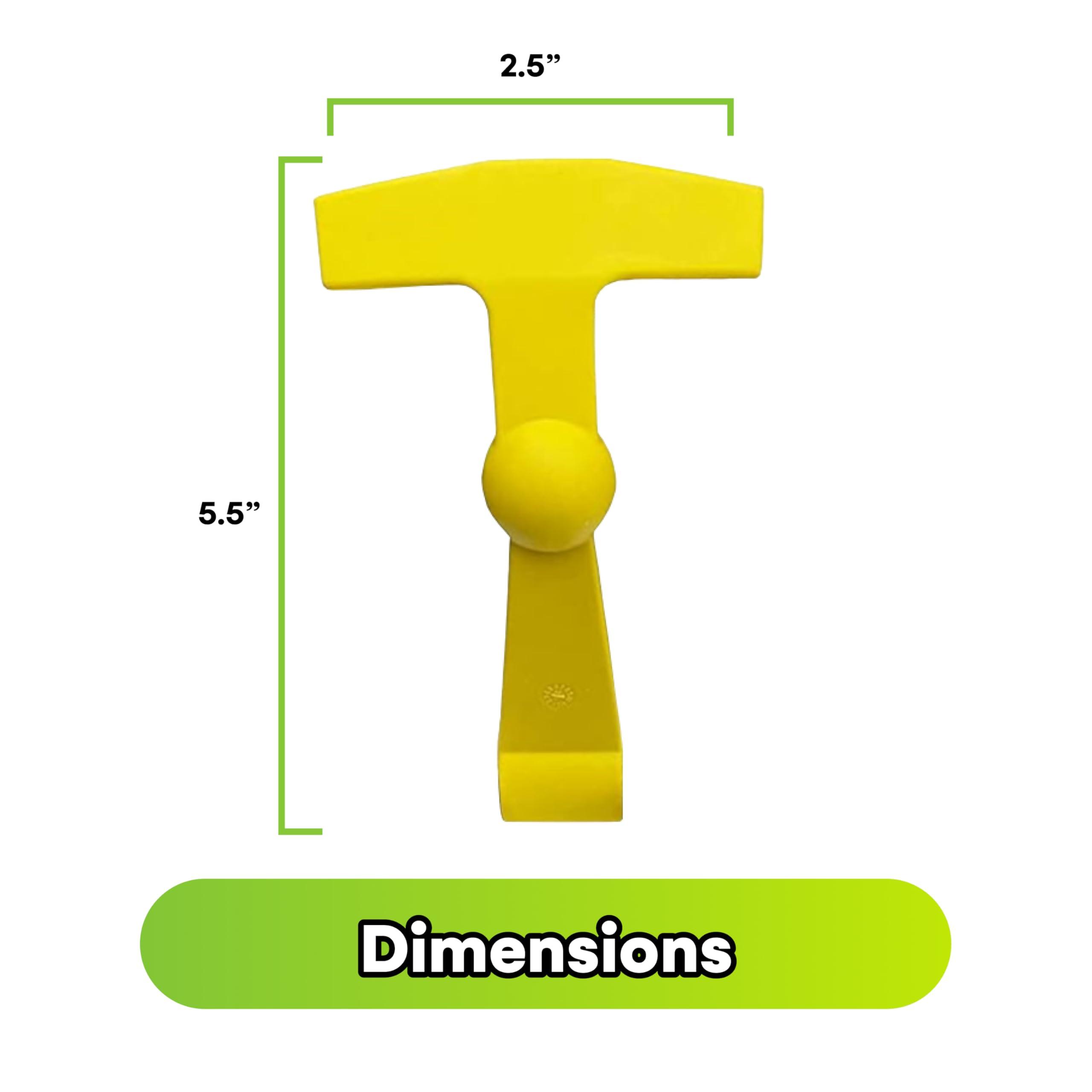BEAST COOLER ACCESSORIES 2-Pack Replacement Lid Latches Compatible With Yeti and RTIC Hard Coolers, Designed and Manufactured - Larger, Ergonomically Improved Design That Fits all Yeti Tundra Coolers (Yellow)