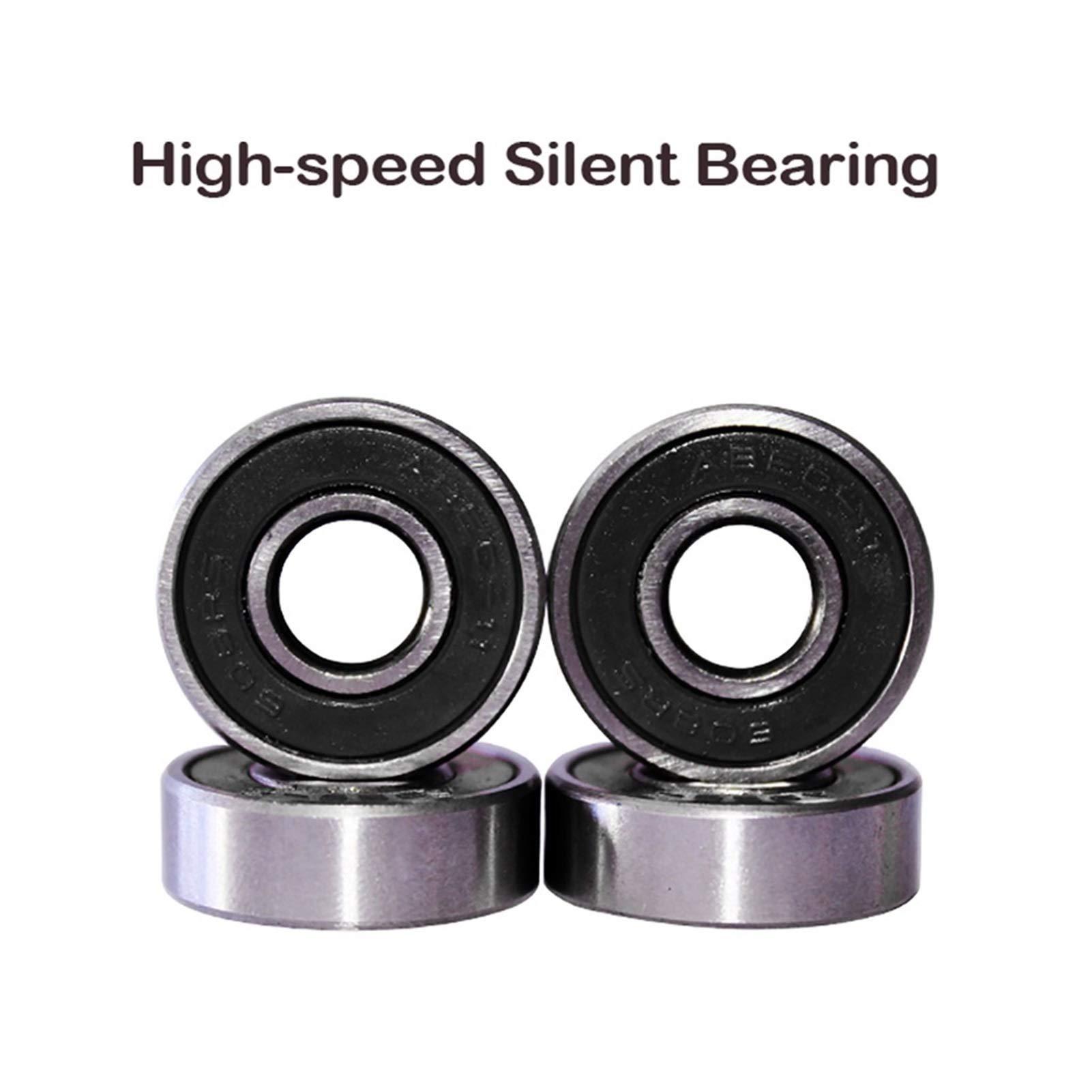 KHUY KHUY Skateboards 46 Inch Long Boards Skateboard for Cruising, Free Style, Downhill and Dancing, Longboard 9 Layer Maple Deck Cruiser for Teens Adults Beginners Girls Gifts (Color : Style E)