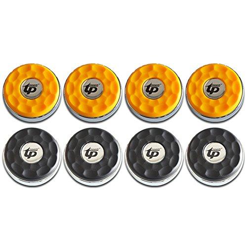 TORPSPORTS TORPSPORTS (Dia.58mm)2-1/4'' Shuffleboard Pucks, Matt surface Set of 8 Orange/Black