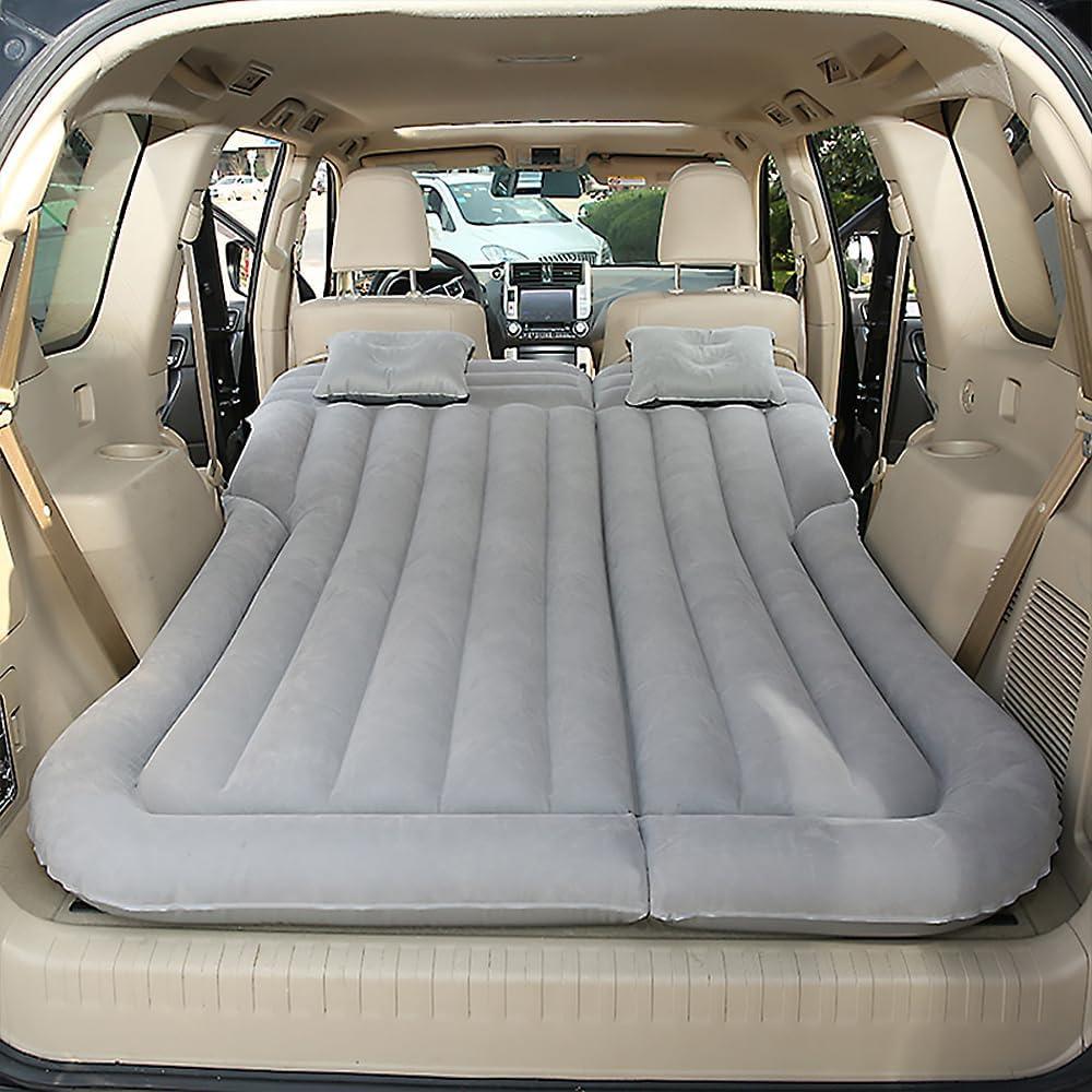 MZYLW Car Inflatable Mattress for Mazda CX-50 2023 2024 2025 Rear Trunk Air Cushion Camping Travel Folding Self Inflating Sleeping Pad Back Seat Air Mattresses,Grey1