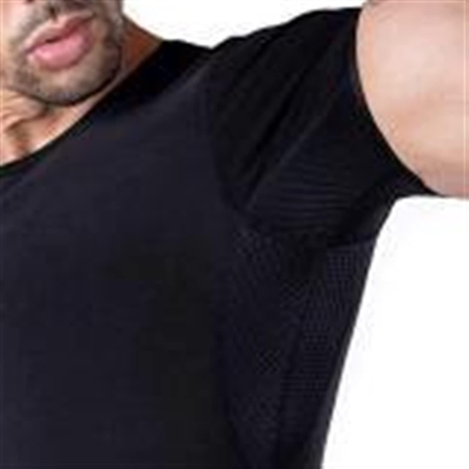 LIYUN LIYUN Men Women Sauna Heat Trapping T Shirt Training Waist Shaper Short Sleeve Shirts Training Sauna Sweat Vest for Men Waist Shape Short Sleeve Sauna Suits (Color : Men, Size : 3X-Large)
