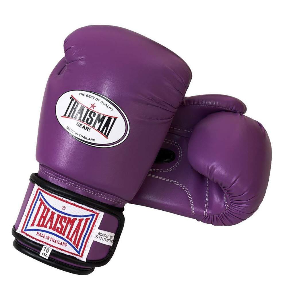 Thaismai Thaismai Muay Thai Style Vectro Straps Boxing Gloves Polyurethane Synthetic Leather Material Purple Color (14)