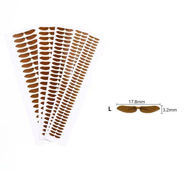 Cuoyuqie Cuoyuqie 28pcs Fly Tying Realistic Wasp Wings Amazing Detail Durable Real Print Trout (Brown 28pcs)