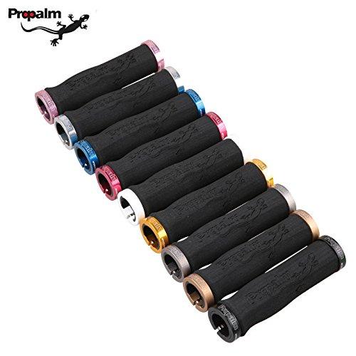 Propalm Propalm Handlebar Grips Soft Sponge Lock-on Grips for MTB Folding Bike Black Color