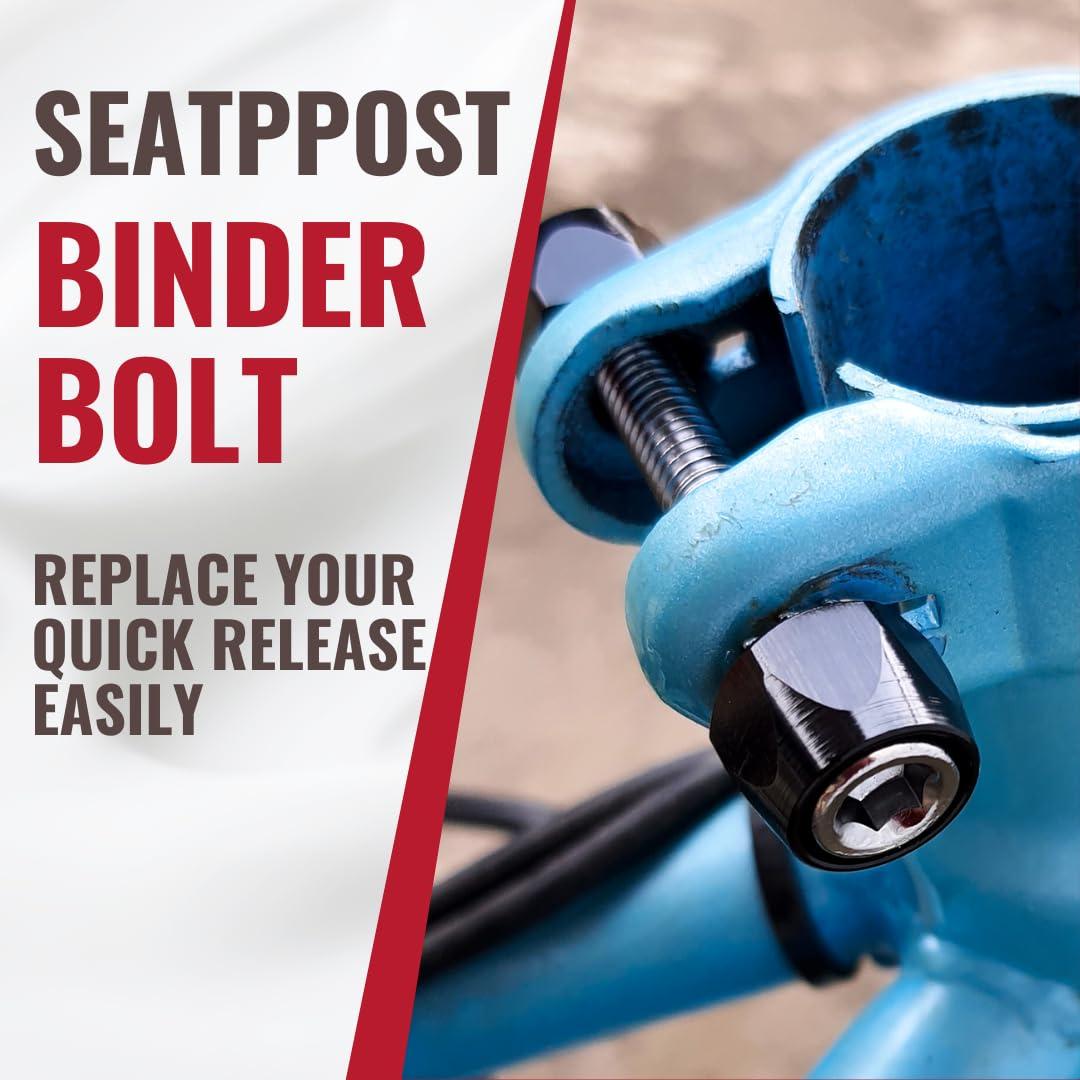 ONIPAX ONIPAX Bike Binder Bolt Alloy Seatpost Clamp