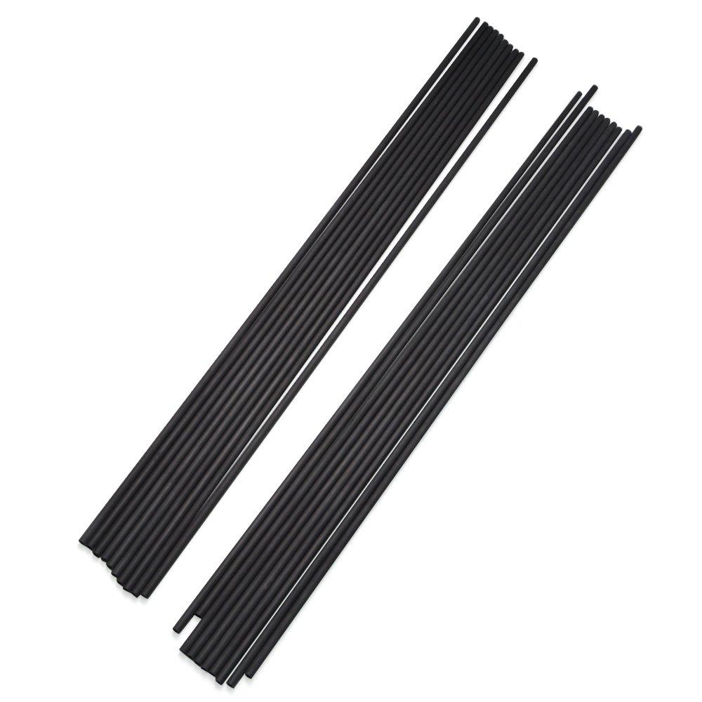 HNZMDY HNZMDY 30 Inch 6.2 mm Carbon Arrow Shaft Spine 500 Carbon Shaft Tube DIY Archery (Shaft, 72 Pcs)