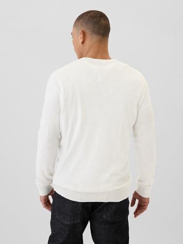 GAP GAP Mens Crewneck Sweater Cream M