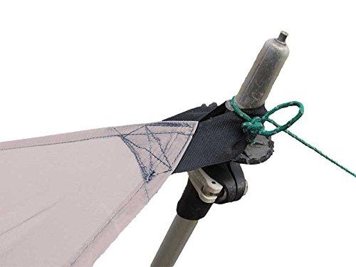 LiteOutdoors LiteOutdoors Silnylon Tarp - 11.6 Oz. - Ultralight Backpacking Tarp or Hammock Tarp (Grey, 8\' x 10\')