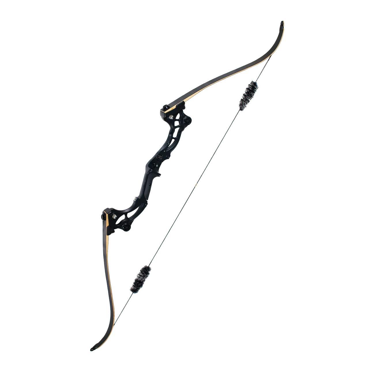 SinoArt SinoArt 64\" Takedown Recurve Bow Metal Riser 30-60Lbs Right Handed for Archery Hunting (60Lbs)