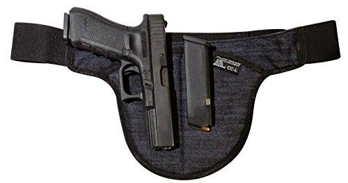 Don't Tread on Me Conceal and Carry Holsters Large - Denim Possum Pouch Crotch Carry Holster