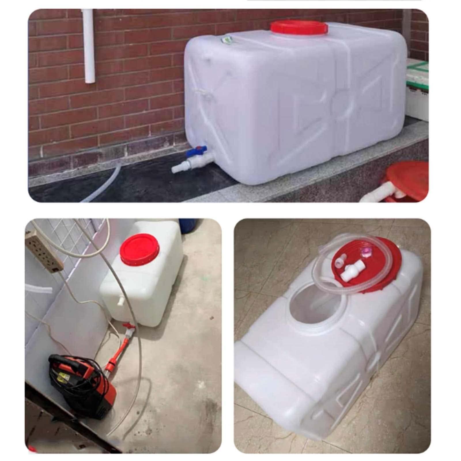 YXCUIDP YXCUIDP Outdoor Water Tank,Thick Plastic Food Grade Water Container Water Storage Containers with Faucet, Agricultural Construction Watering Camping & Hiking Water Storage(25L)
