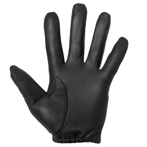 Tough Gloves Tough Gloves Patrol-X Ultra Thin Leather Gloves, TD301 Black Size 12