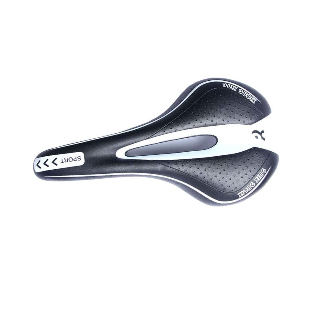 BESPORTBLE BESPORTBLE Exercise Bike Exercise Seat Bike Seat Comfortable Replacement Folding Saddle for Adult Kids Cycling Mountain Bikes Road Bikes Black White Collapsible Seat Kids Bike Bike