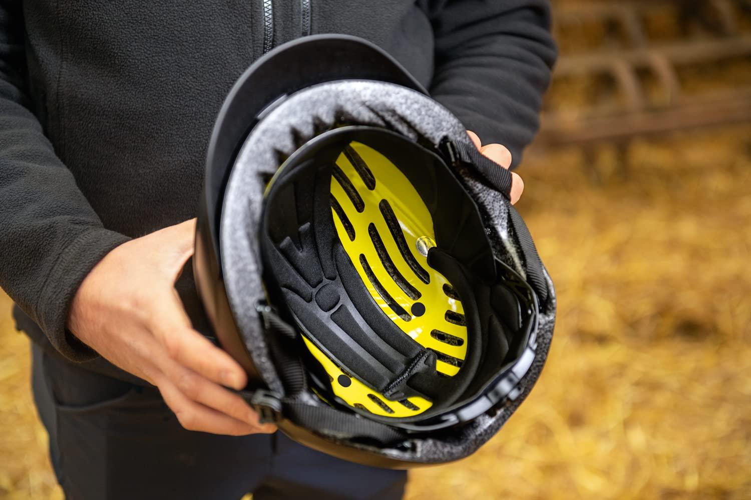 uvex sports uvex exxential II MIPS Horse Riding Helmet for Women & Men, Navy mat, S-M - Adjustable Helmet with Integrated MIPS System