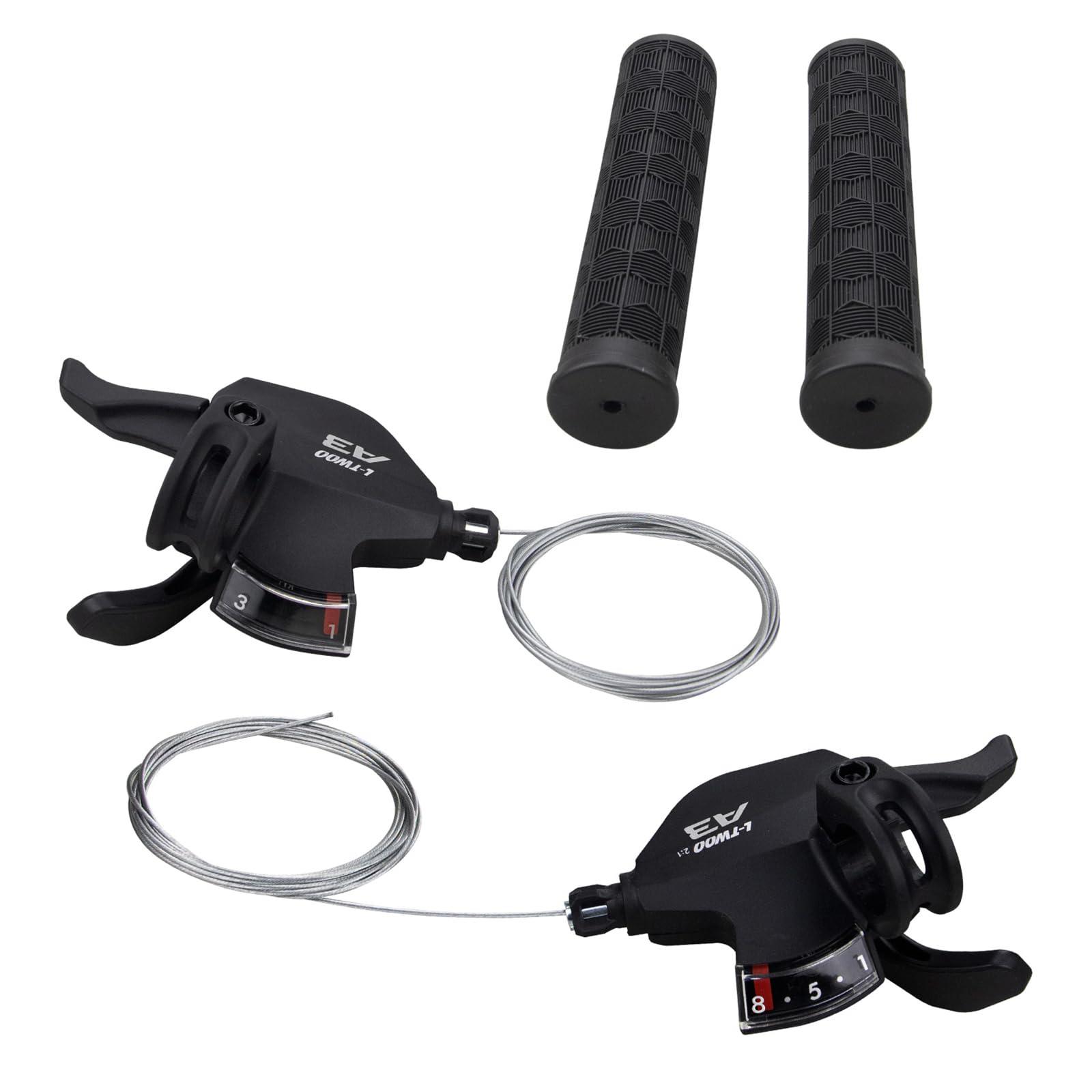 WEEROCK WEEROCK Bike Shifter Lever 24 Speeds 3x8 Thumb Gear Shift Lever for Mountain Bicycle