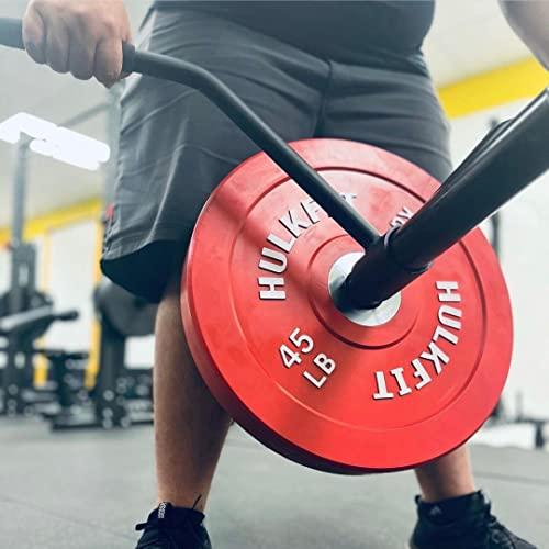 HULKFIT HulkFit T Bar Row Platform Attachment Accessory 360 Degree Swivel Action for Sport, Pro, and Elite Power Cage Squat Rack, Black