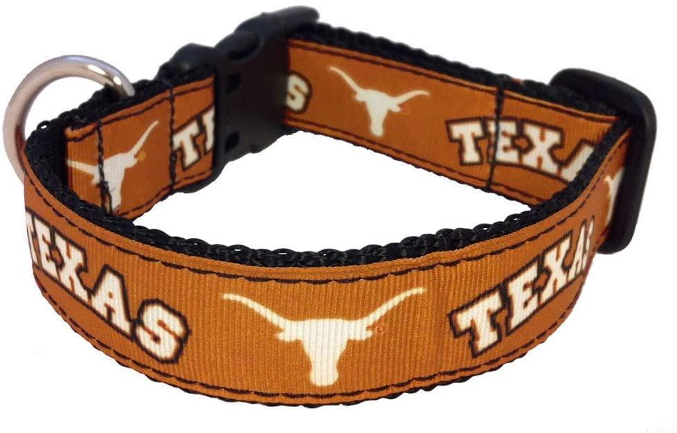 Pro Sport Brand College Dog Collar (Medium, Texas)