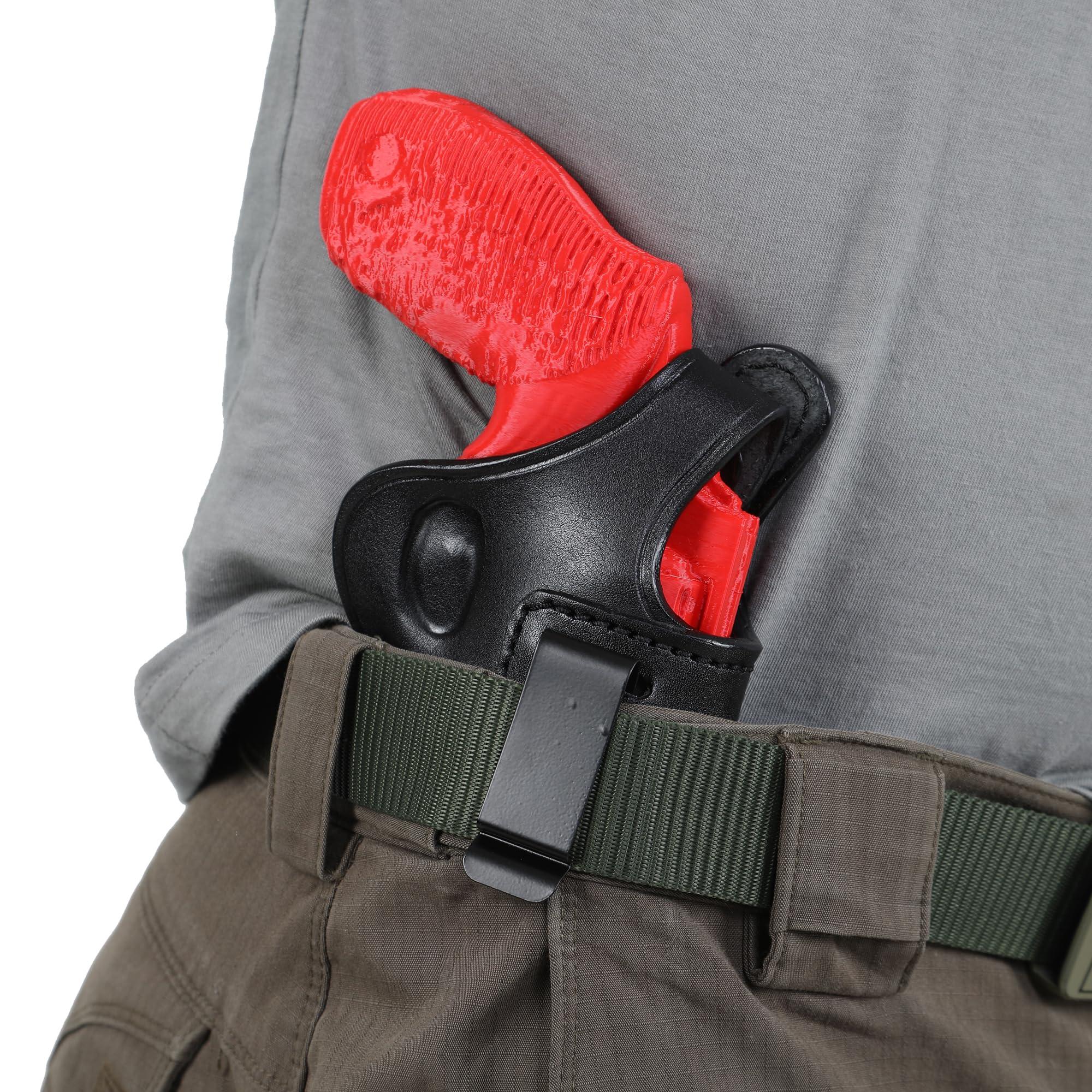 Eds Holster EDS Holster for S&W Model 60 3 inch IWB Leather Gun Holster (Black)