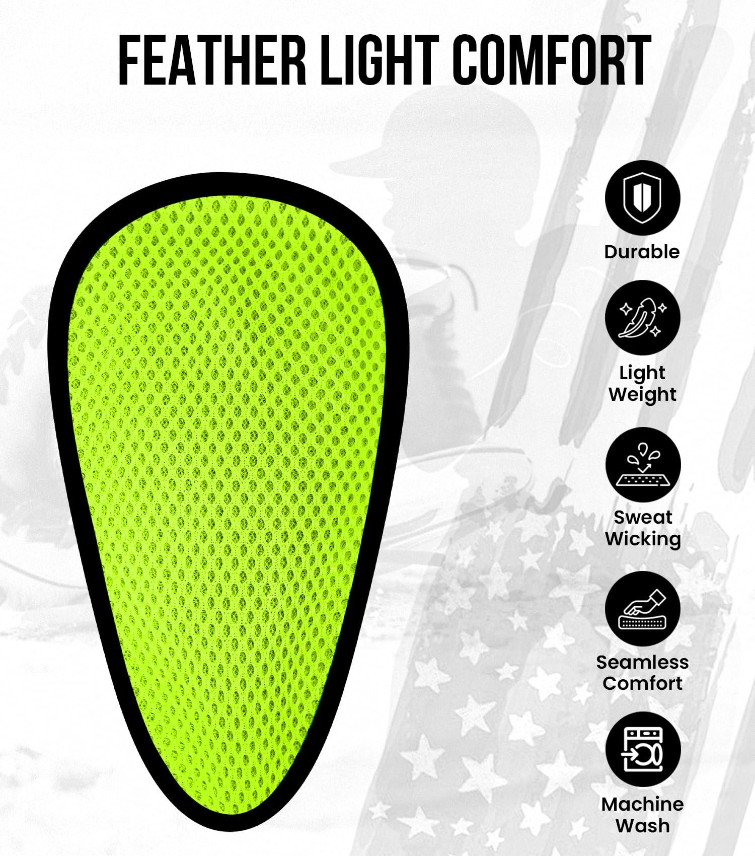 Exxact Sports Exxact Sports Lightweight Athletic Cup Mens & Boys with Soft Rim Comfort for Superior Support, Baseball Cup Youth Boys for T-ball, Football, Lacrosse, Hockey Groin Protector (X-Large, Neon Green)