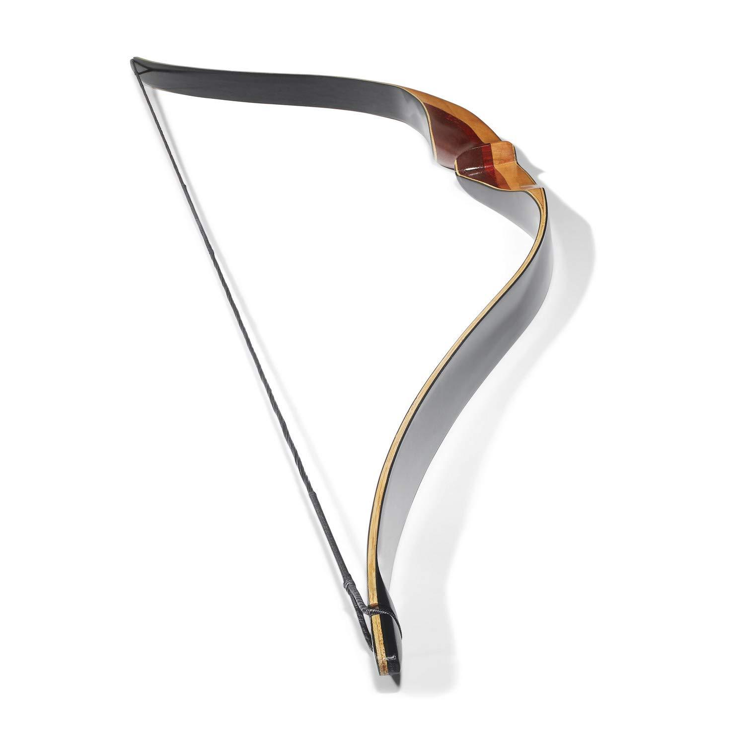 KAINOKAI KAINOKAI 54\" Traditional Laminated Recurve Bow/Archery Amercian Hunting&Target Horse Bow/Longbow Most Arrows fits,15-55 lbs for Kids Teens & Adults