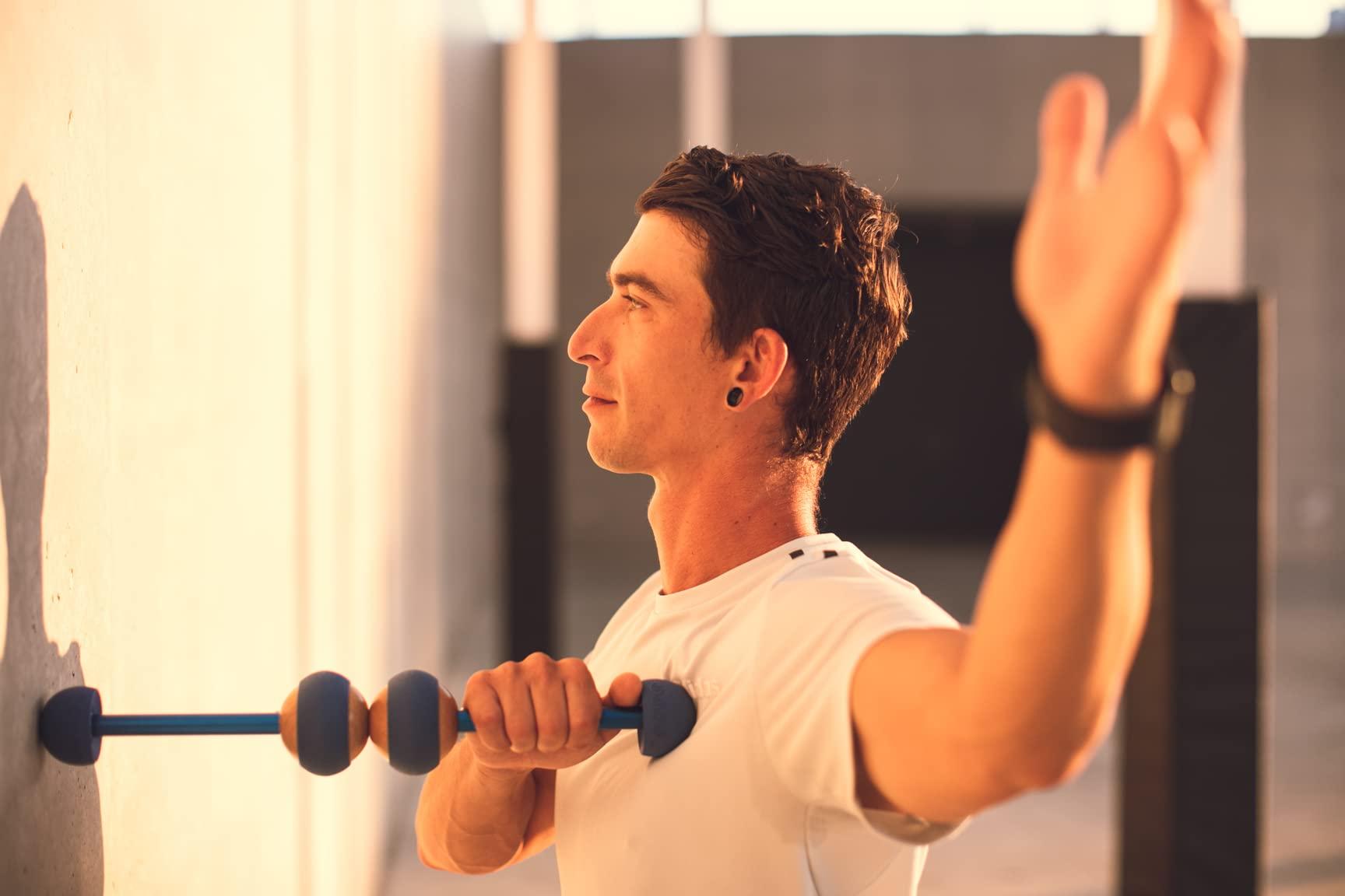 MOBO SYSTEM MOBO | 7-in-1 Myofascial Release Tool & Trigger Point Massager Tool | Massage Stick, Muscle Roller Stick & Foam Rollers Alternative | Deep Tissue Pain Relief & Improved Mobility