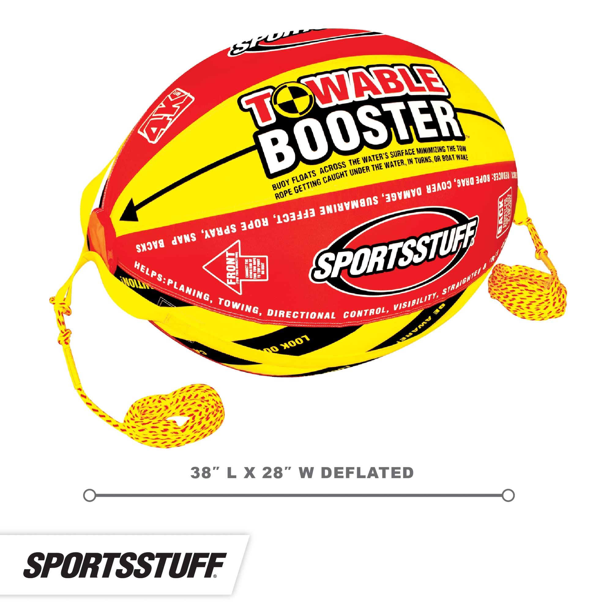 SportsStuff Sportsstuff Booster Ball, Towable Tube Rope Performance Ball Dimensions inflated (38in x 28in) deflated (45in x 36in)