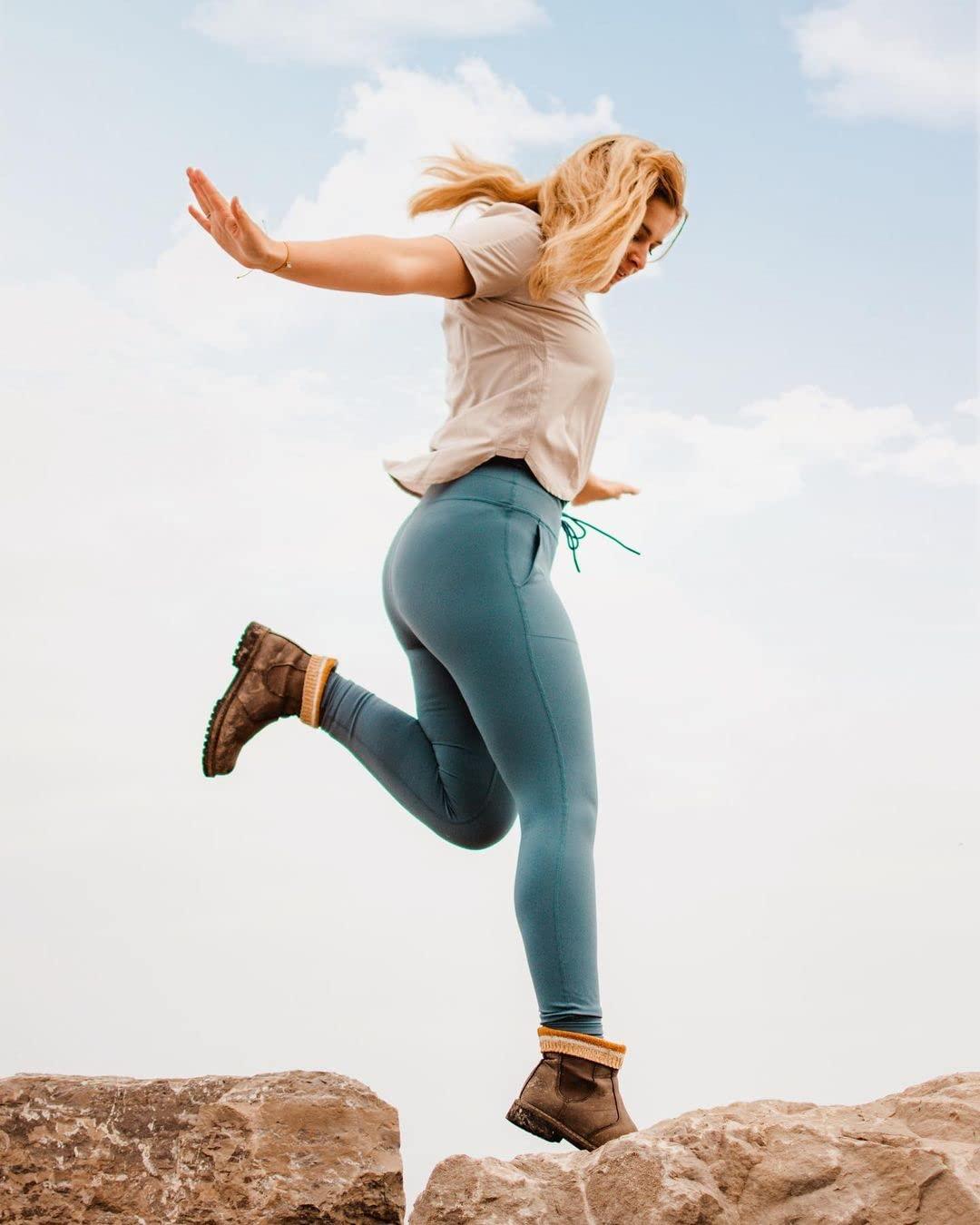 Avalanche Avalanche Women's Drawstring Waistband Legging Fitted Jogger with Pockets Agave XS