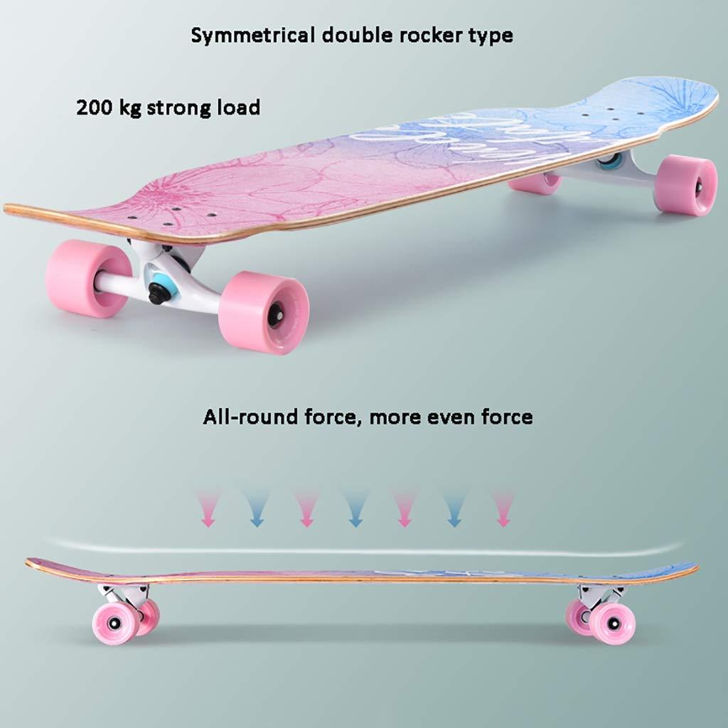RFF RFF Longboard 46 Inch Youth Brush Street Big Fish Board Scooter Boys and Girls Small Fish Board Adult Four Wheel Beginner Skateboard