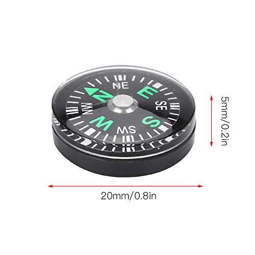 Fishlor Fishlor Pocket Compass, 20mm 12pcs Mini Pocket Oil Filled Compass for Hiking Camping Outdoor Activities Accessory
