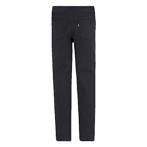 Levi's Levi's Girls' Little Skinny Fit Pull On Jeggings, Black, 6X