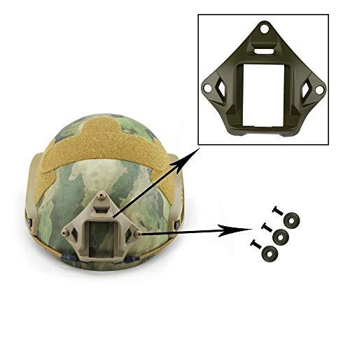 AOUTACC AOUTACC Tactical Helmet NVG Mount Shroud Steel Sports Camera Bracket Base for ACH MICH OPS-Core Fast Helmet (OD)