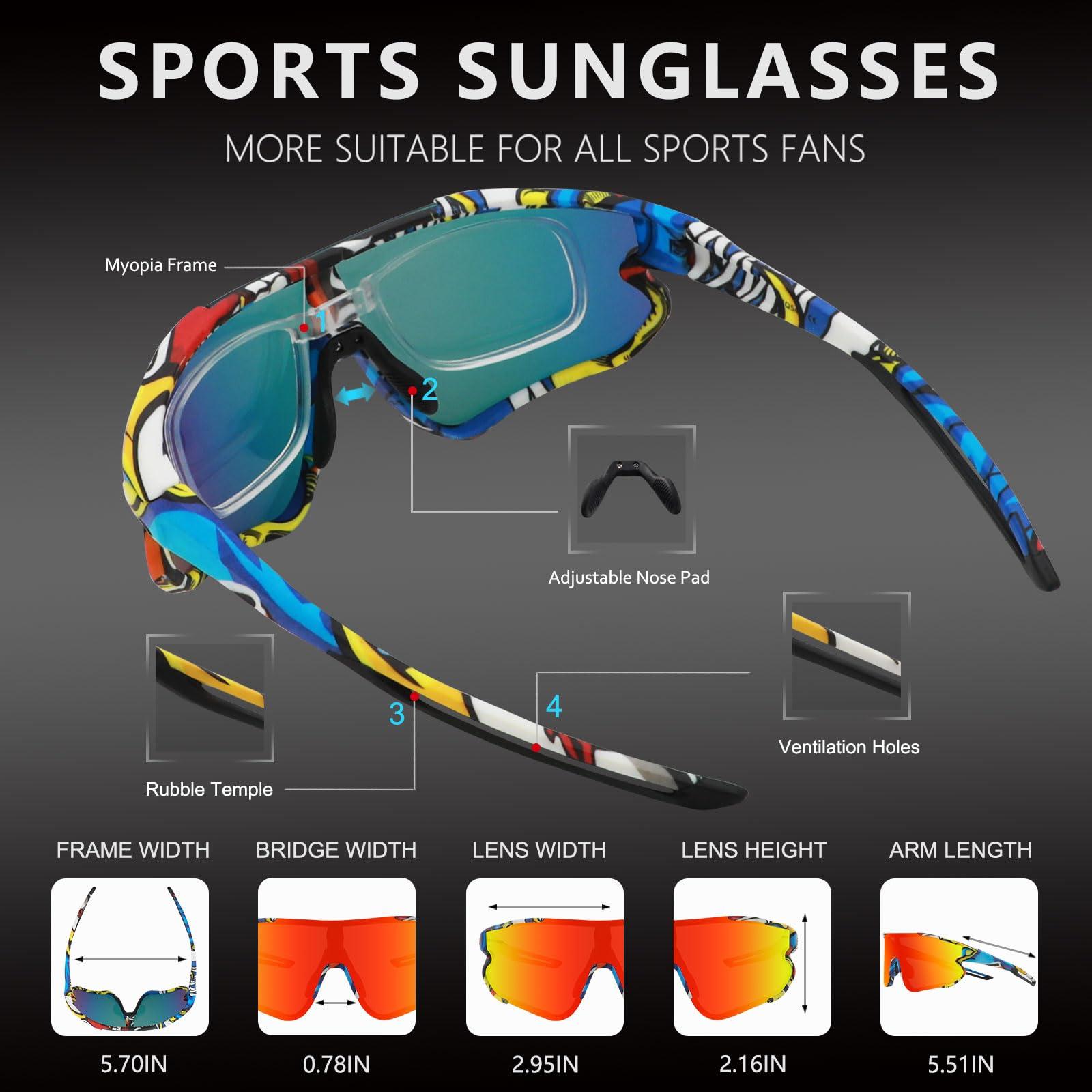 OULAIQI OULAIQI Kids Sunglasses Polarized Youth Baseball Sunglasses for 8-14 boys girls TR90 Frame UV400 Sports Softball Cycling Glasses