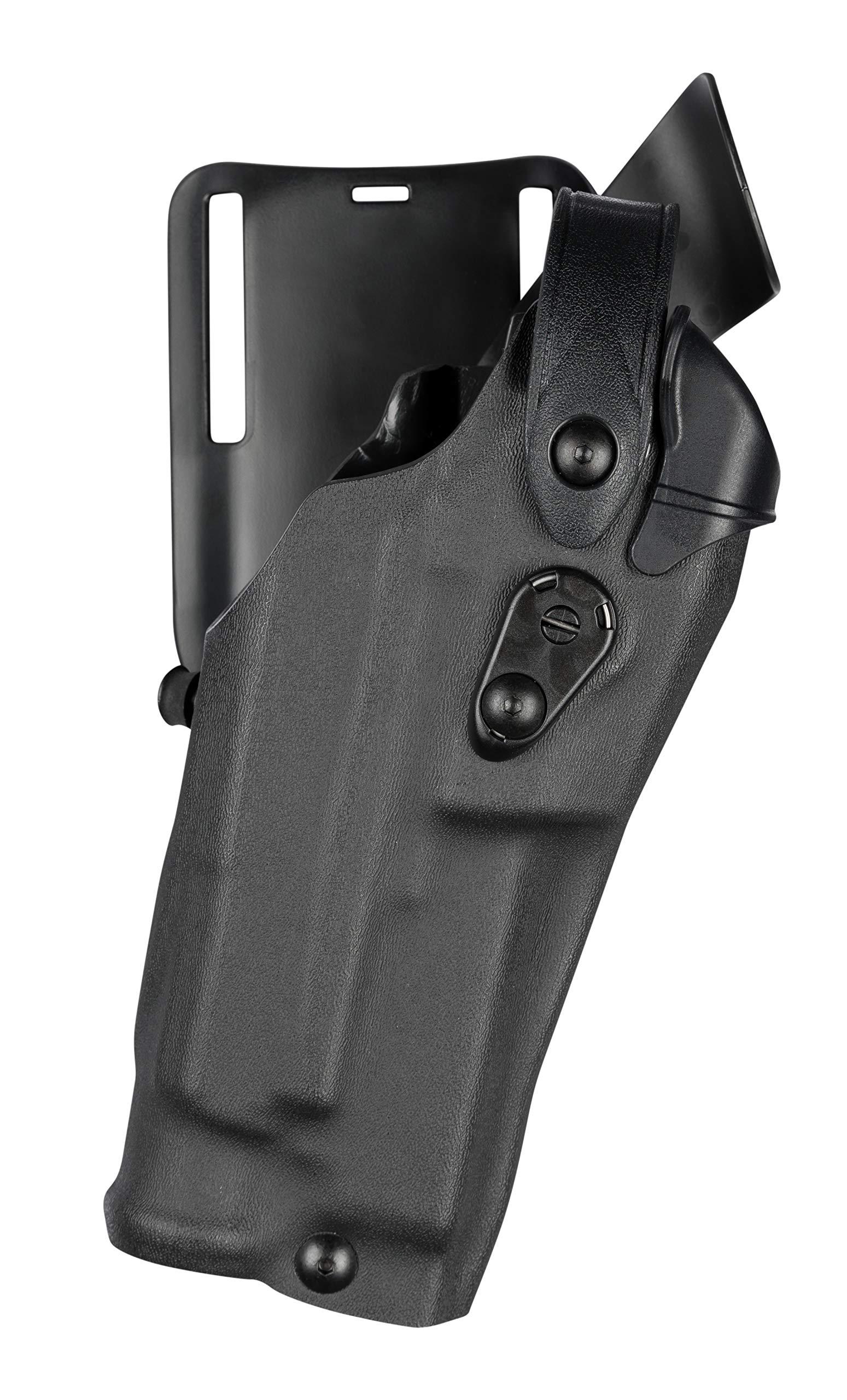 Safariland Safariland 6365RDS Level Three Retention Duty Holster, Red Dot Sight Compatible, STX Plain Black, Left Hand, Fits: Glock 34/35 Surefire X300U