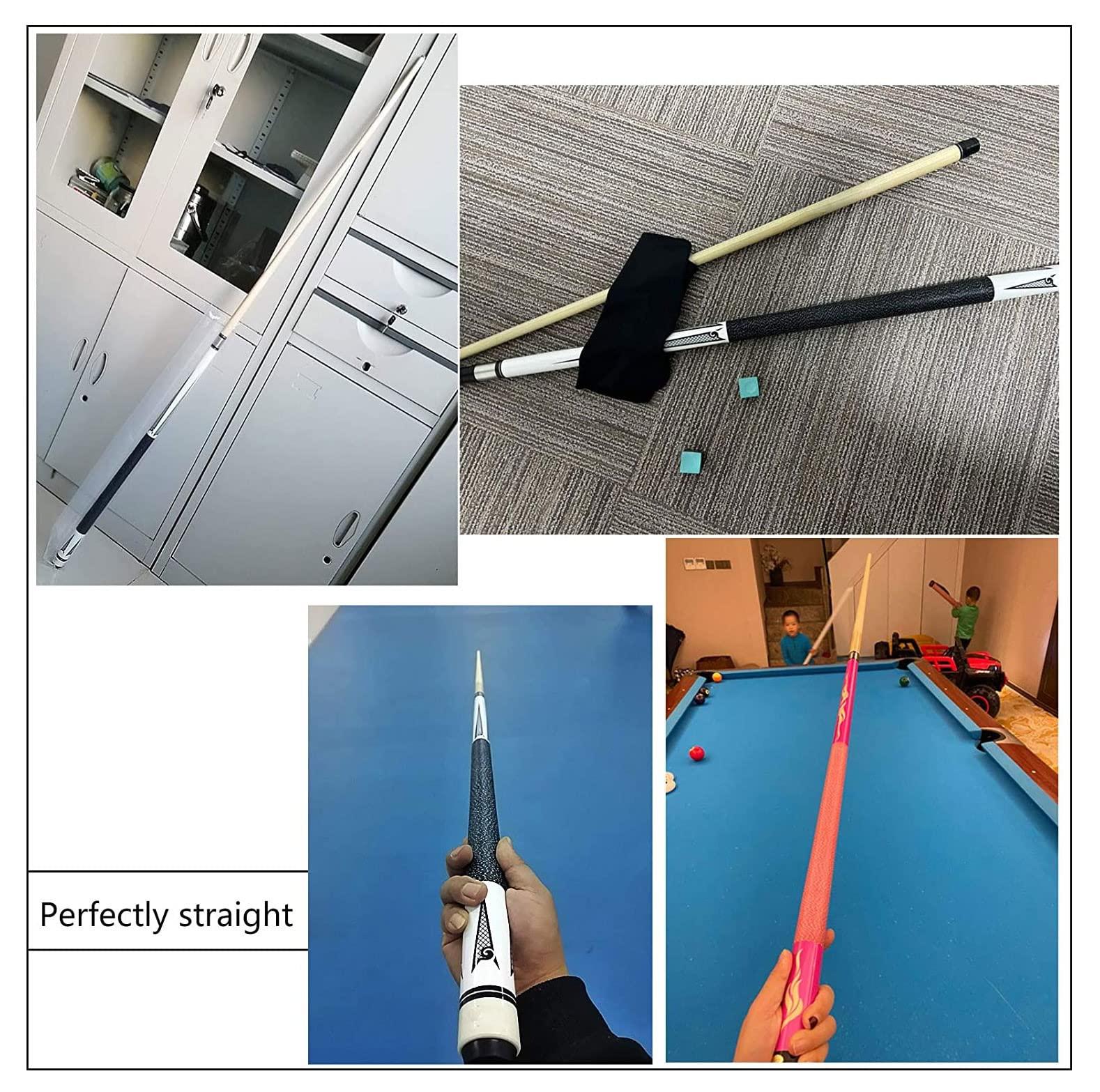 WEWYQSJXBXF Pool Cue Billiard Cue 2 Pack 57 2 Piece Pool Cues Sticks, Hardwood Pool Cue Sticks,Black,White,Pink,for Women Men WEWYQSJXBXF-329(Color:White,Size:)