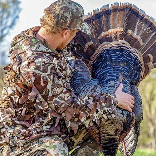 First Lite First Lite Men\'s Phantom Leafy Suit Top - Ultralight Mesh Camo Hunting Jacket - First Lite Fusion - XX-Large