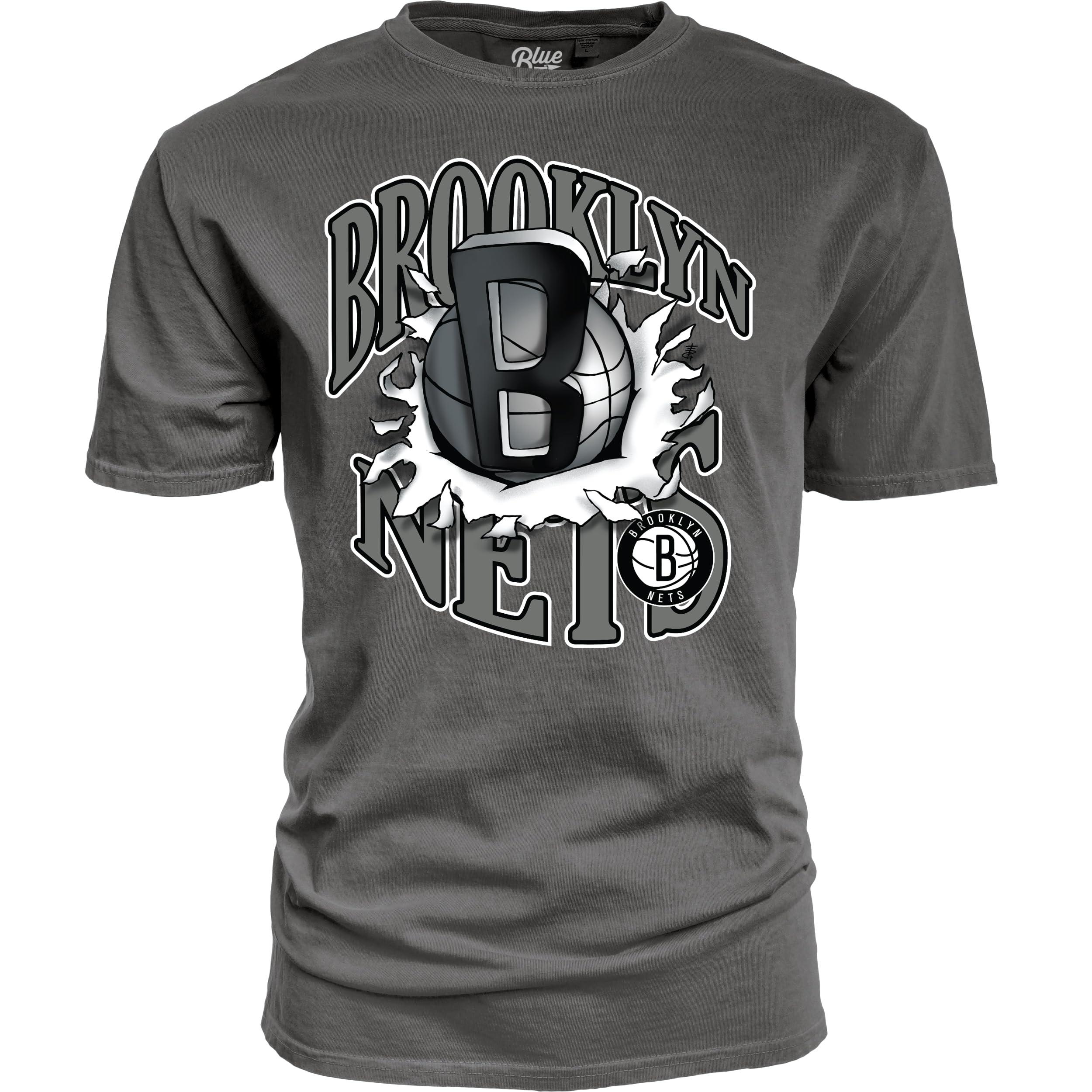 Blue 84 Blue 84 Standard NBA Officially Licensed T-Shirt Ringspun Slam Mascot Black