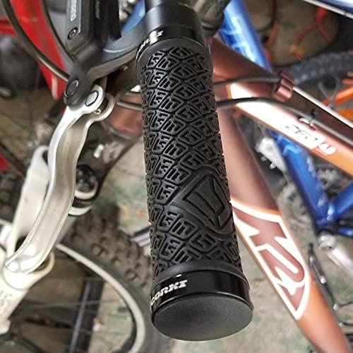 corki Corki Mountain Bike Grips,Double Lock on Locking Bicycle Handlebar Grips for MTB,Downhill