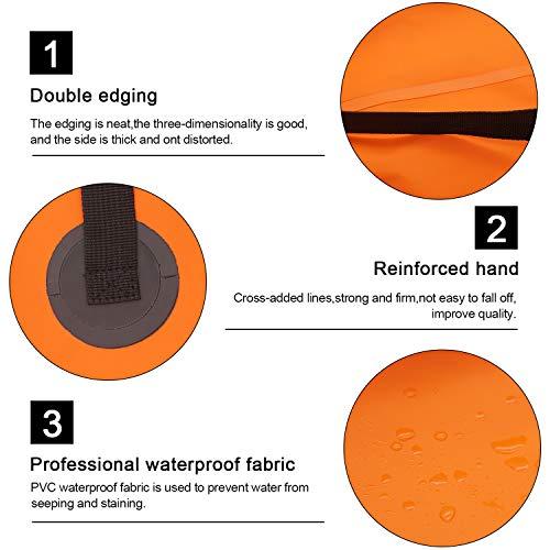 Esthesia Collapsible Bucket, Esthesia 5 Gallon Bucket Multifunctional Portable Collapsible Wash Basin Folding Bucket Water Container Fishing Bucket for Travelling Camping Hiking Fishing Gardening