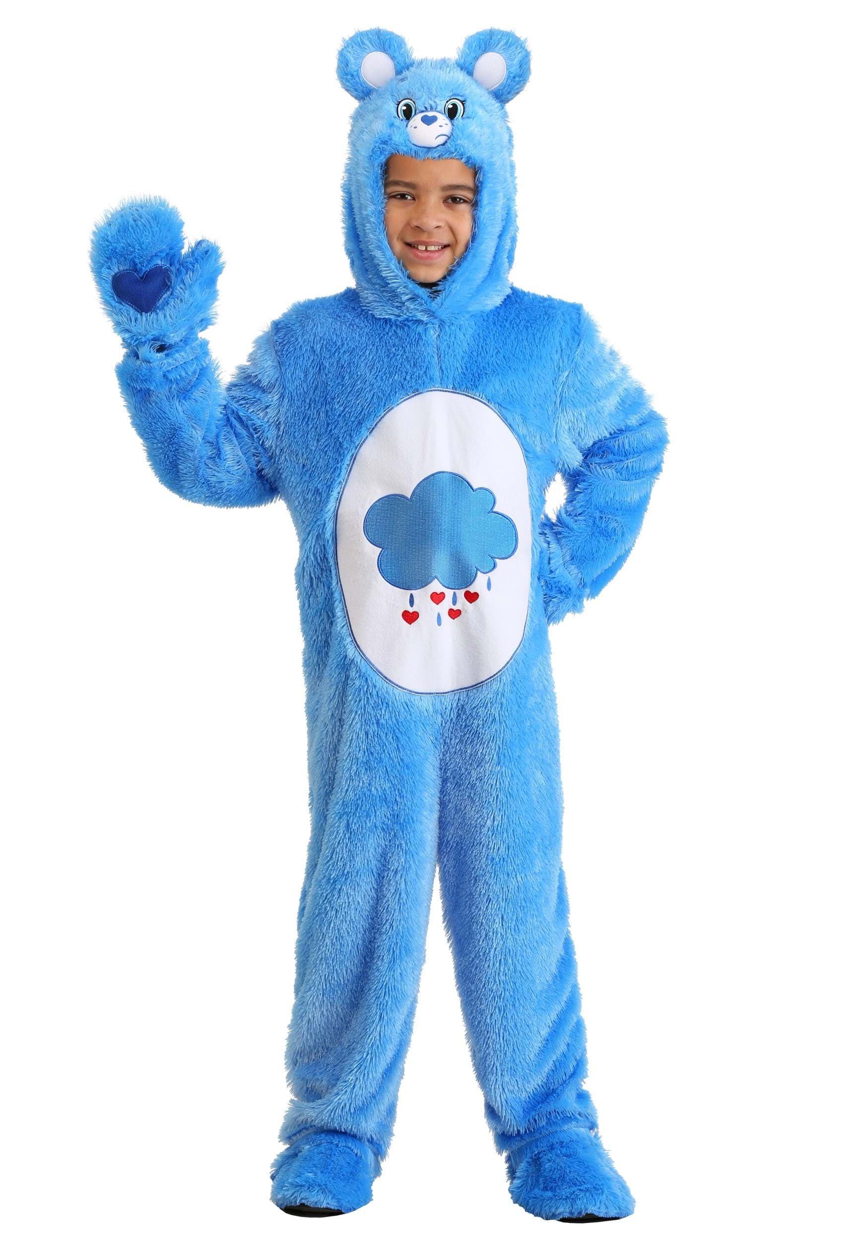 Fun Costumes Fun Costumes Care Bear Grumpy Bear Onesie for Kids | Classic 80s Cartoon Character | Perfect for Halloween or Pretend Play