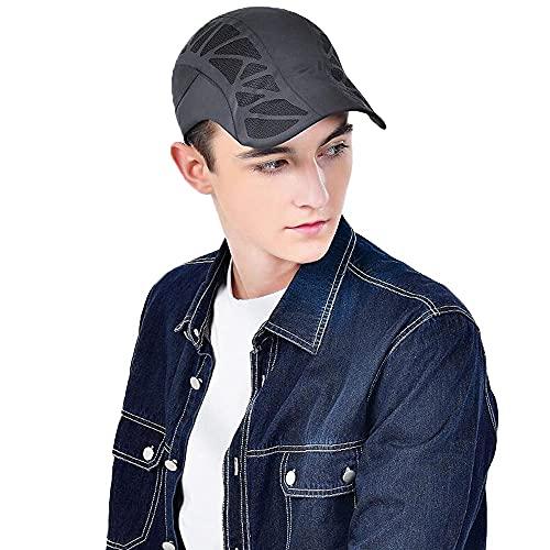 CLAPE Croogo Ultralight UPF 50+ Sun Hat Beret Style Quick Dry Sun Protective Beret Hat Summer Sport Running Baseball Cap