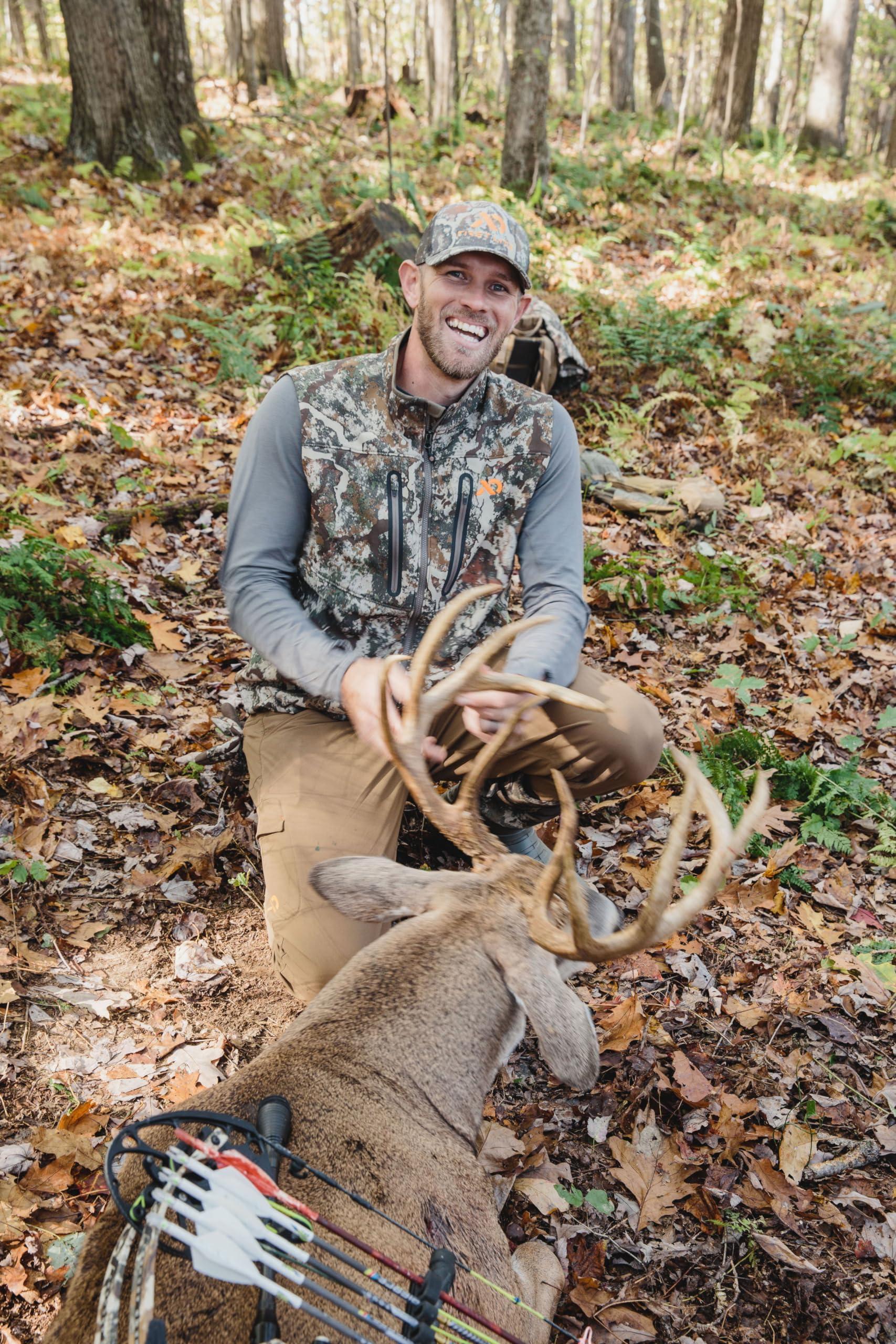 First Lite First Lite Mens Corrugate Guide Pant - Lightweight Stretch Hunting Pants - Dry Earth - Small