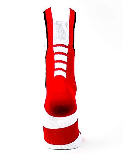 Donegal Bay donegal bay Standard Ohio State White Sport Sock, Gray, One Size