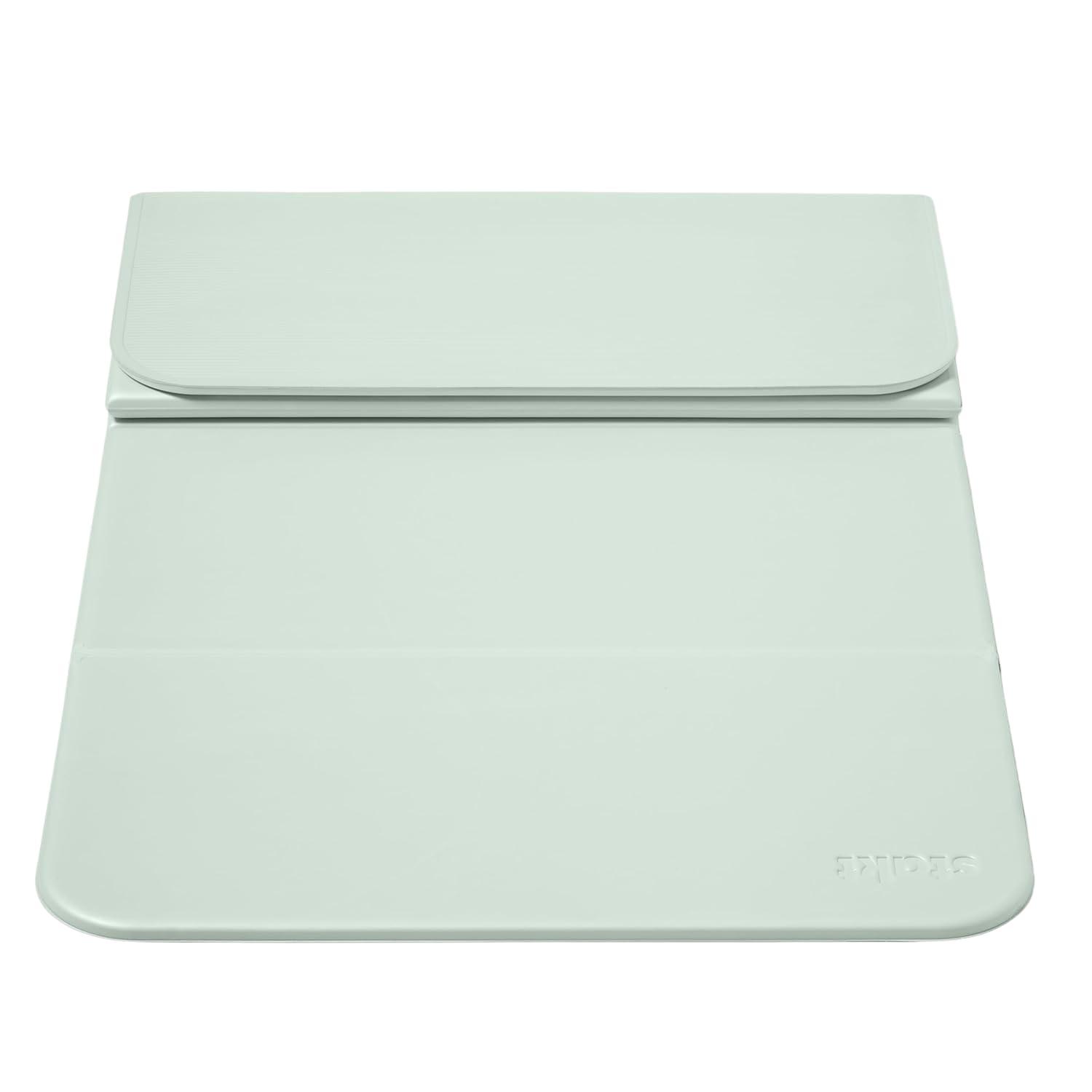 Stakt Stakt Foldable Multi-Purpose Fitness & Yoga Mat with Patented Design, Workout Mat with Non-Slip Surface, Portable & Lightweight, For Studio or Home Use, As Seen on Shark Tank (Seafoam)