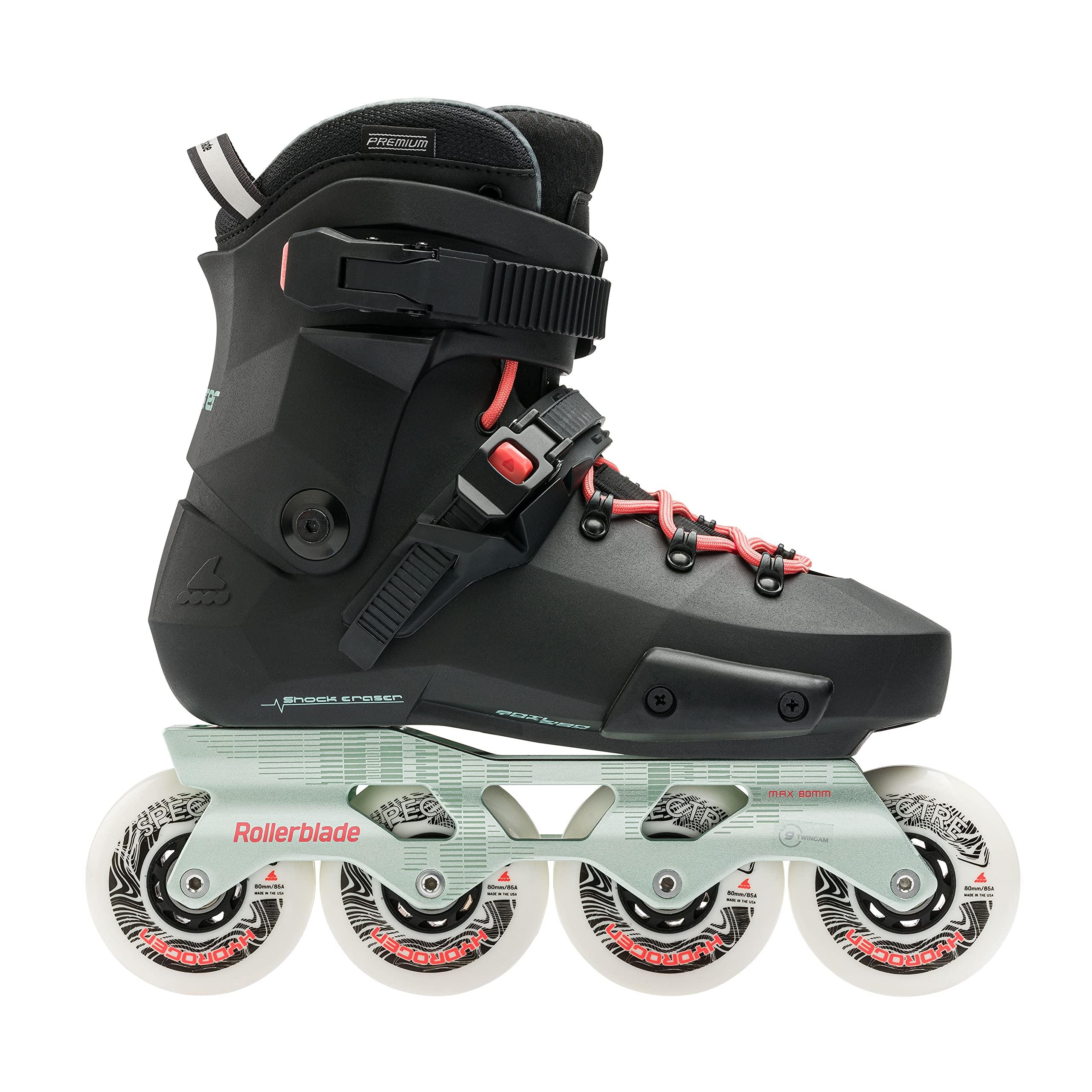 Rollerblade Rollerblade Twister XT Women's Adult Fitness Inline Skate, Black/Mint, Urban Performance Inline Skates
