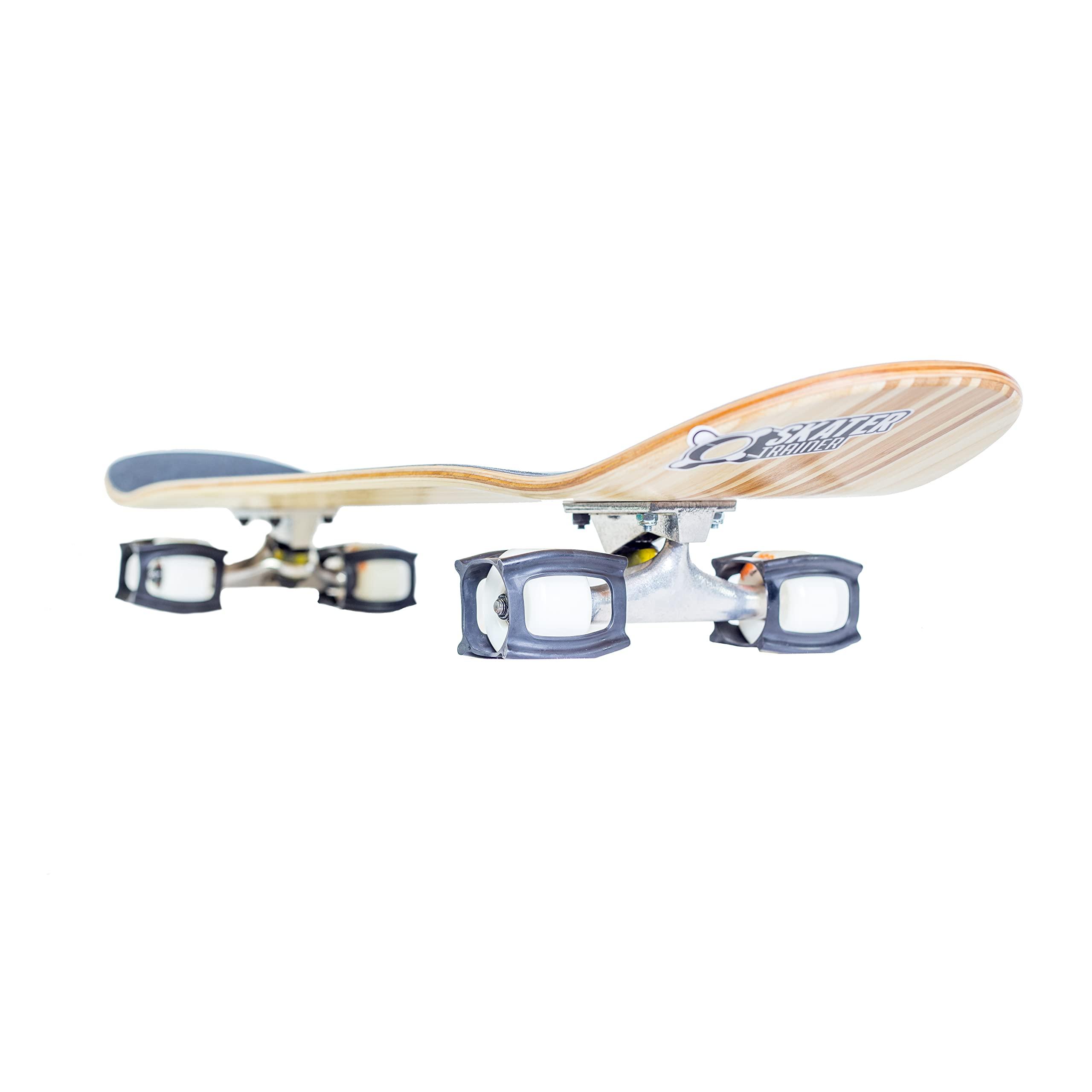 SKATERTRAINER SKATERTRAINER Skater Trainers get Skateboard Tricks - Coolest Stocking Stuffers for Teens Boys Gift Ideas Ages 14 and up 12-14-16 11 10 2024 Gamer Cool Wheels Tech Deck Tool Ramp Boy Teenage (4 Blk)